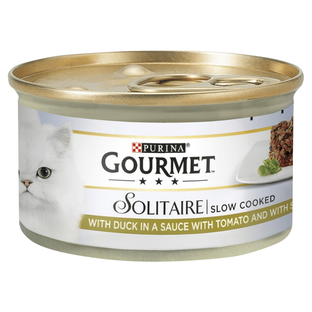 Gourmet Gold Solitaire Duck & Veg 85g