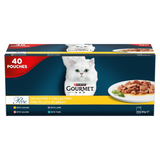 Gourmet Perle Pouch Box Delighters Collection In Gravy 40x85g
