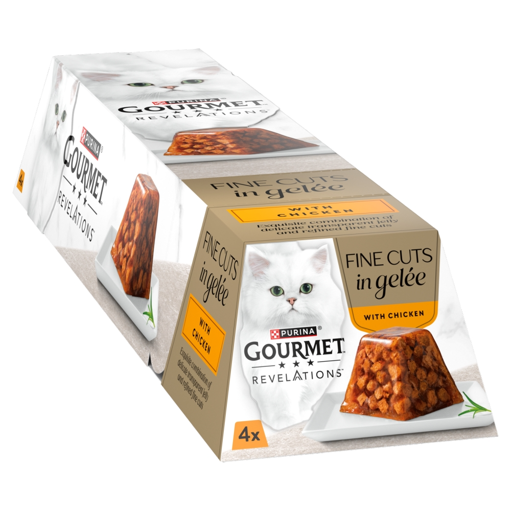 Gourmet Revelations Fine Cuts In Jelly Chicken 4x57g