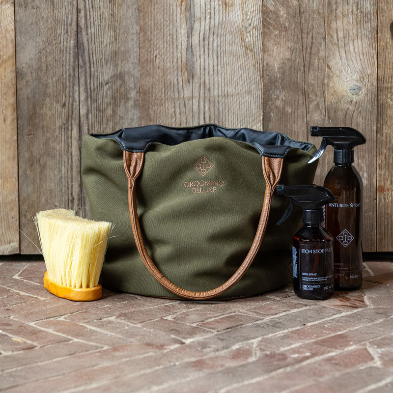 Kentucky Horsewear Grooming Bag Canvas Kaki