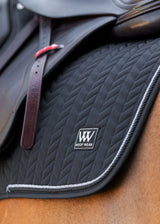Woof Wear Herringbone Saddle Pad Close Contact