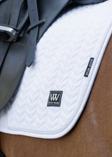 Woof Wear Herringbone Saddle Pad Close Contact
