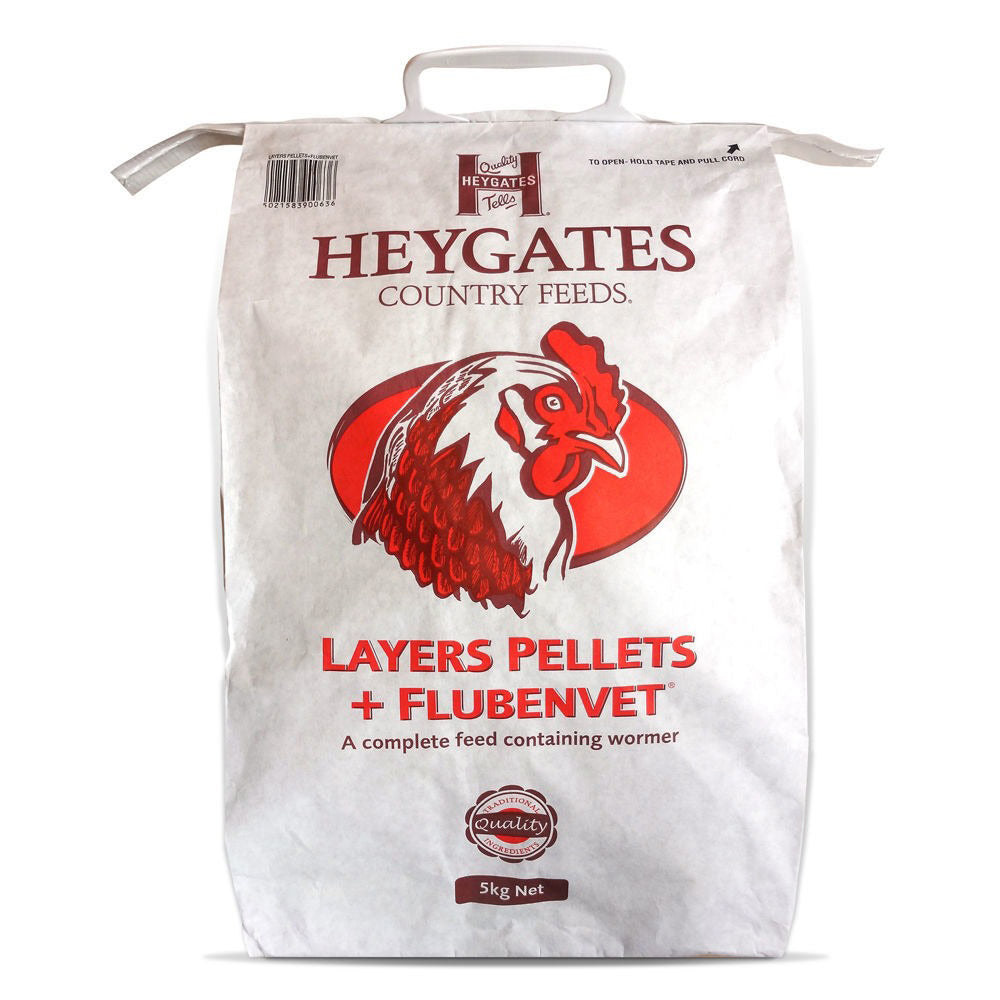 Heygates Layers Pellets + Flubenvet 5kg