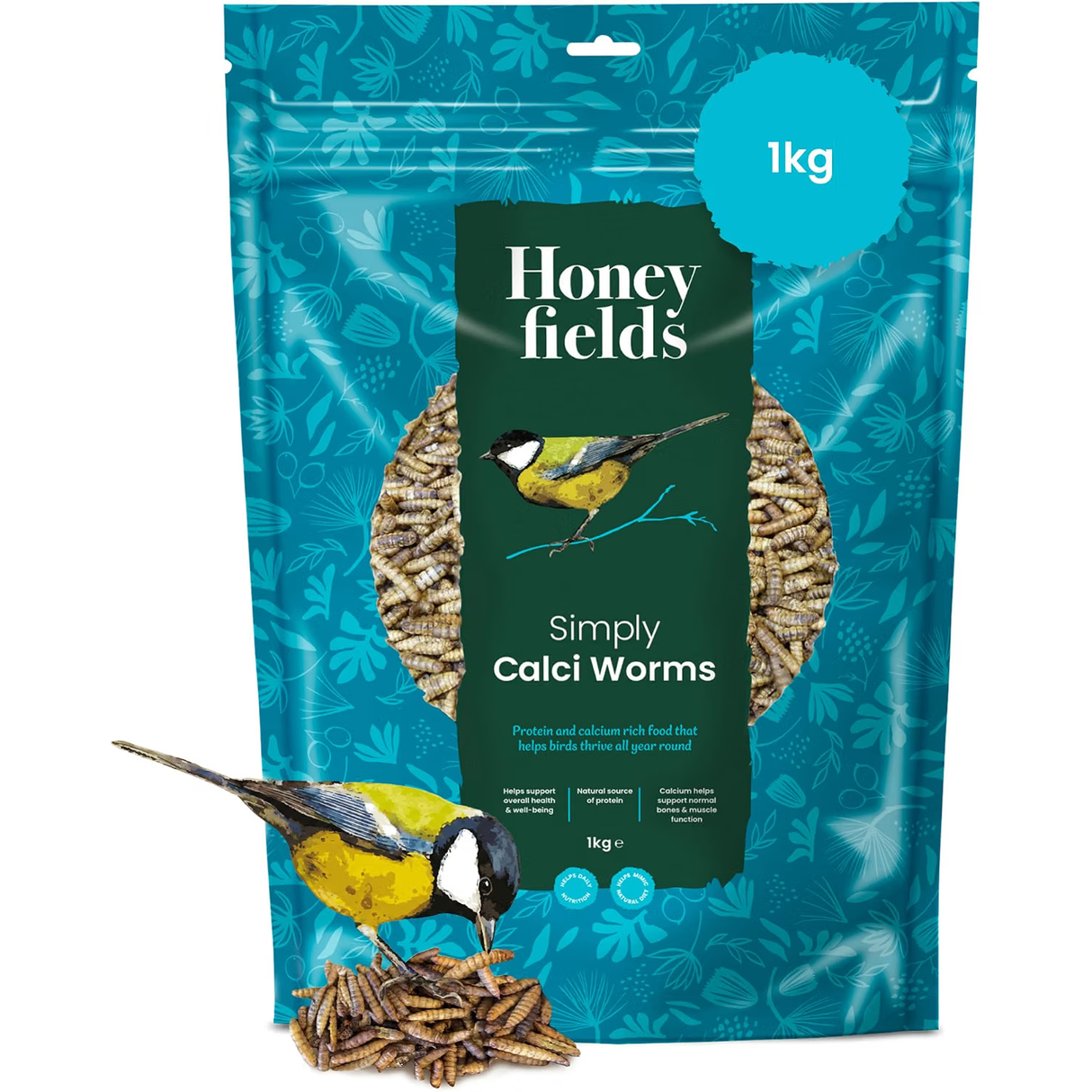 Honeyfields Simply Calci Worms 1kg