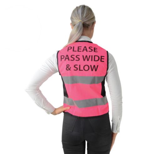 Hy Reflector Waistcoat - Please Pass Wide & Slow