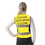 Hy Reflector Waistcoat - Please Pass Wide & Slow