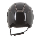 Evoke Callisto Classic Peak Metallic Black Metallic/Marcasite Crystal Frame