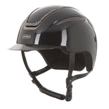 Evoke Callisto Classic Peak Metallic Black Metallic/Marcasite Crystal Frame