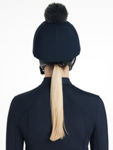 Le Mieux Classique Pom Hat Silk Navy