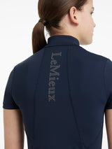 Le Mieux Young Rider Classique Short Sleeve Base Layer Navy