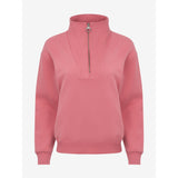 Le Mieux Keira Quarter Zip Sweat Cranberry