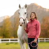 Le Mieux Keira Quarter Zip Sweat Cranberry