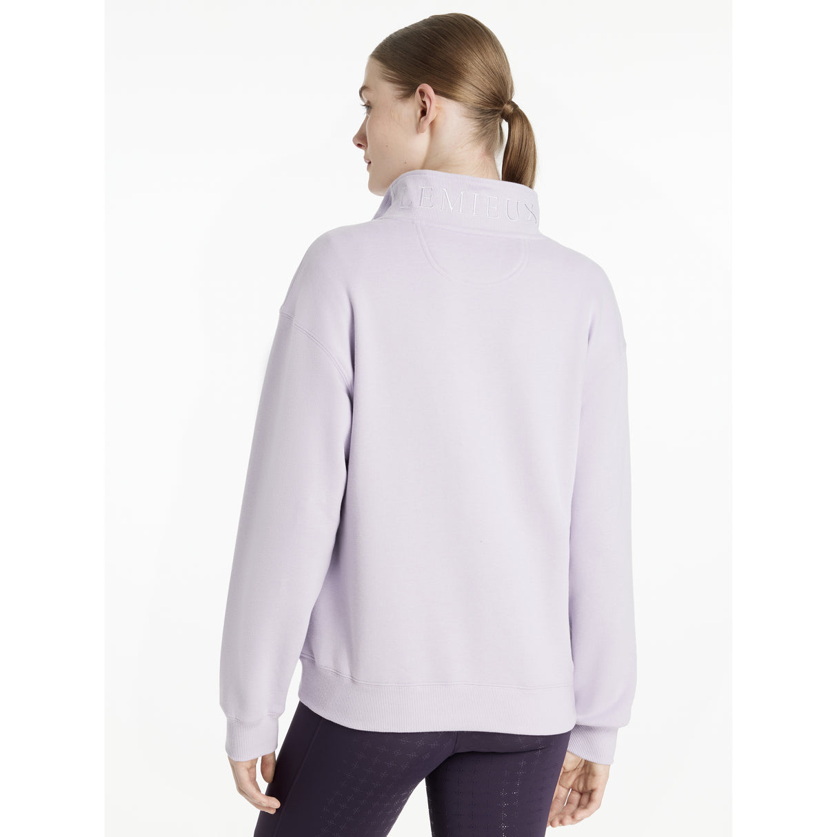 Le Mieux Keira Quarter Zip Sweat Lilac