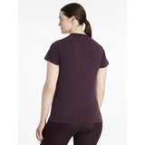 Le Mieux Classique Sparkle T-Shirt Damson