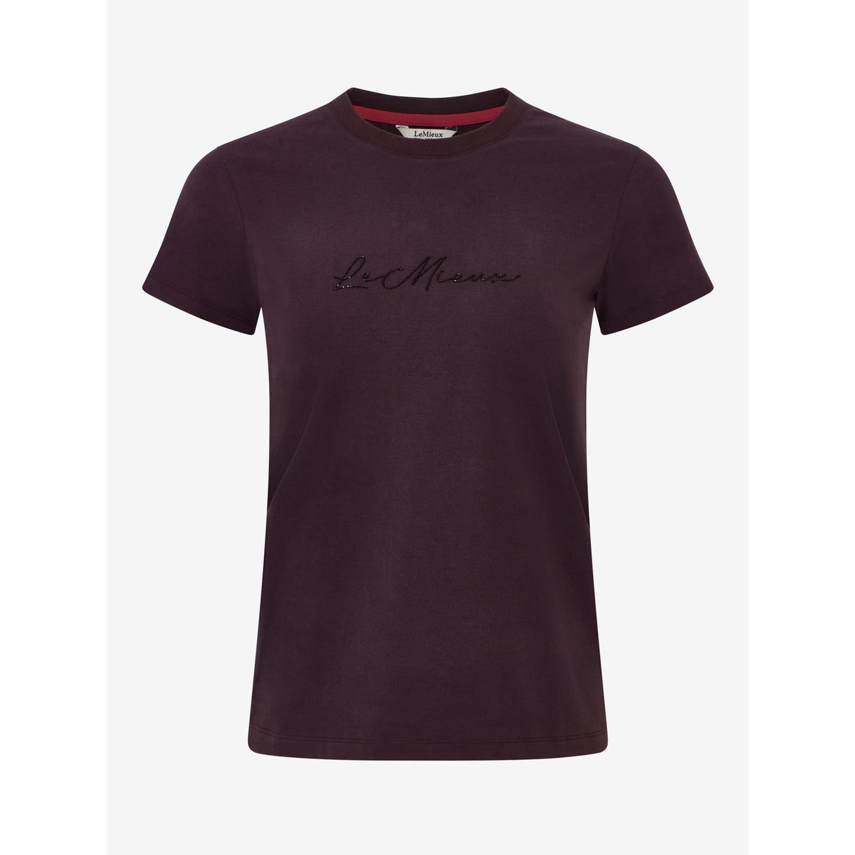 Le Mieux Classique Sparkle T-Shirt Damson