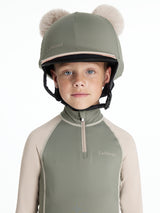 Le Mieux Mini Double Pom Hat Silk Rosemary