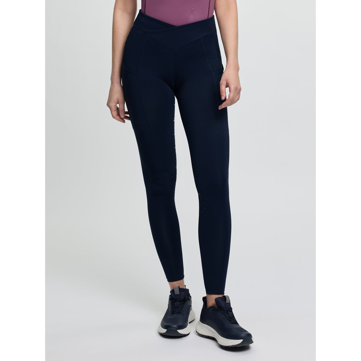Le Mieux Simone Cross Over Half Seat Pull On Navy