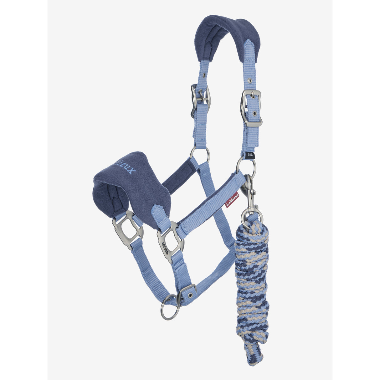 Le Mieux Vogue Headcollar & Leadrope Powder Blue