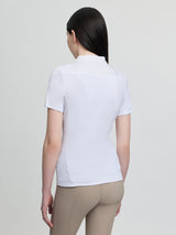 Le Mieux Junior Short Sleeve Primrose Show Shirt White