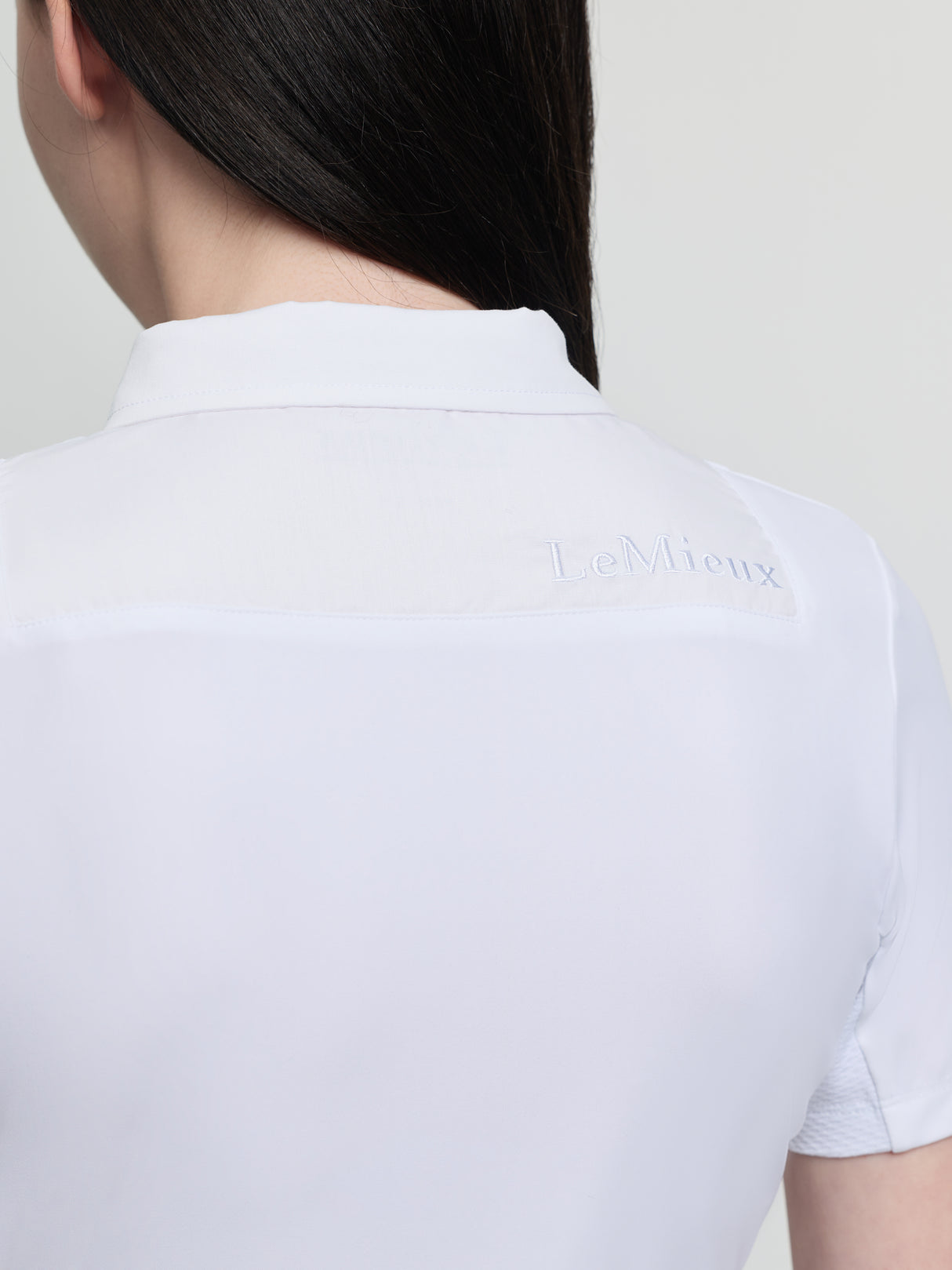 Le Mieux Junior Short Sleeve Primrose Show Shirt White