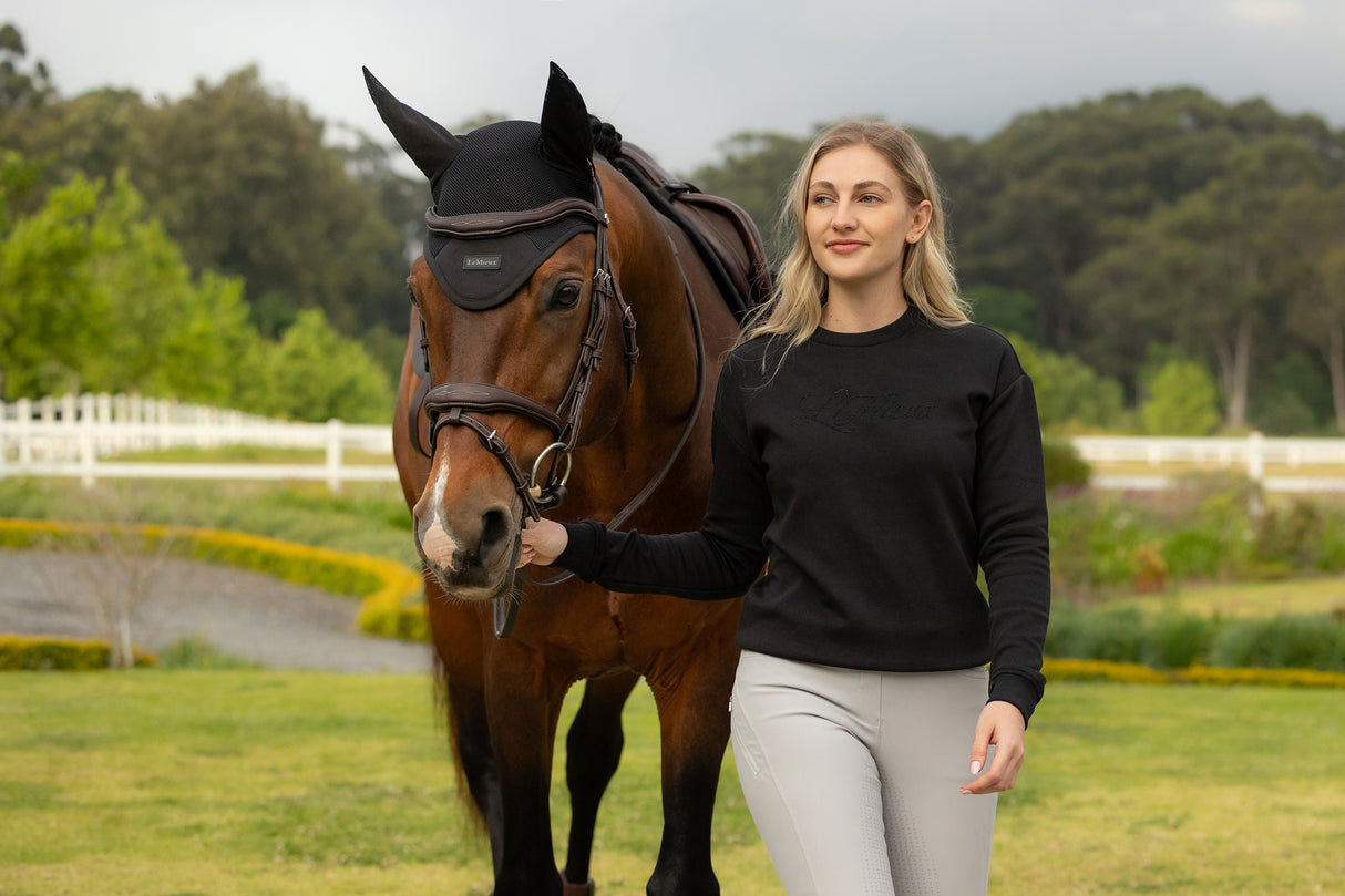 Le Mieux Christina Crew Sweat Black