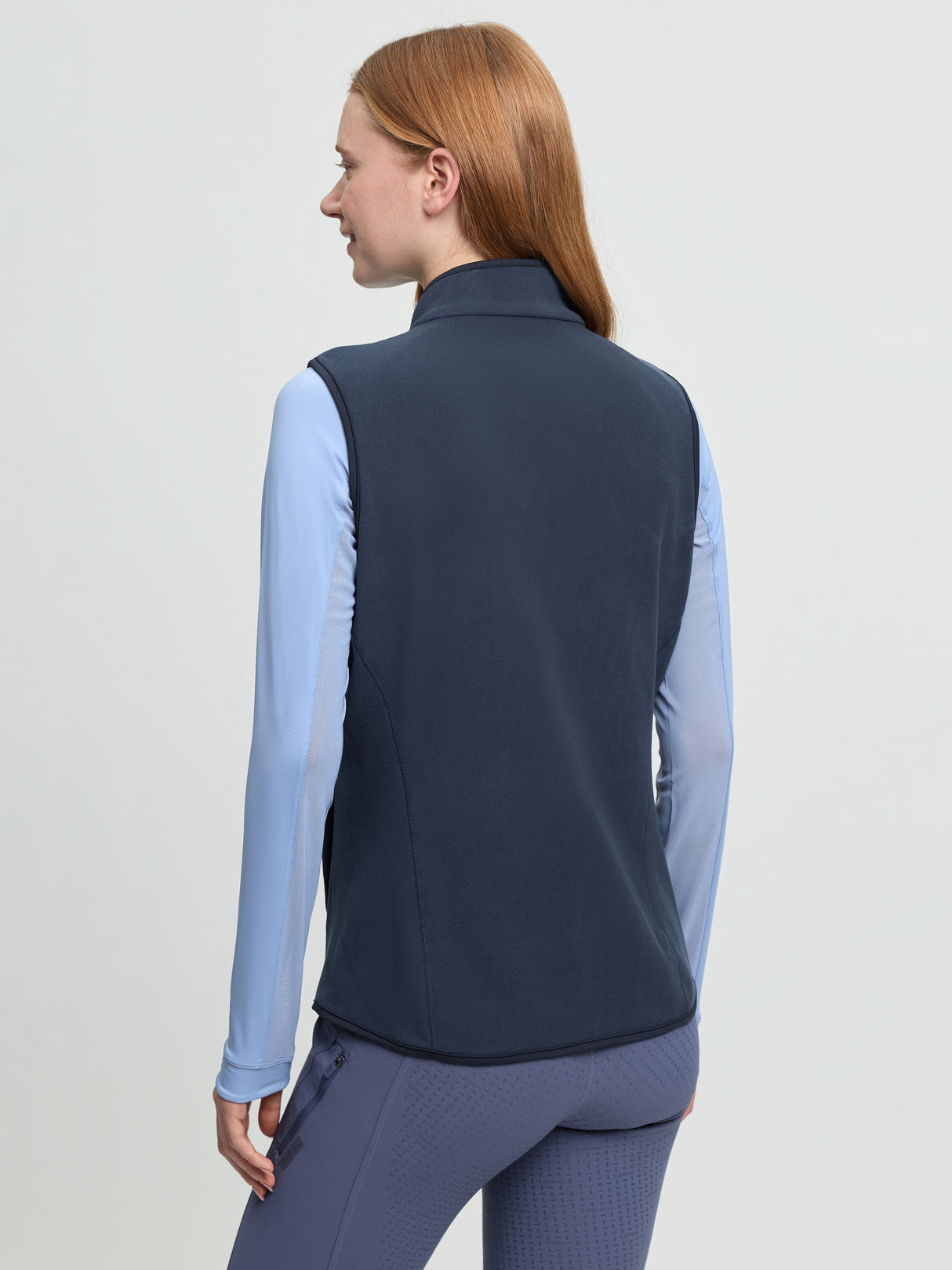 Le Mieux Roberta Fleece Gilet Navy