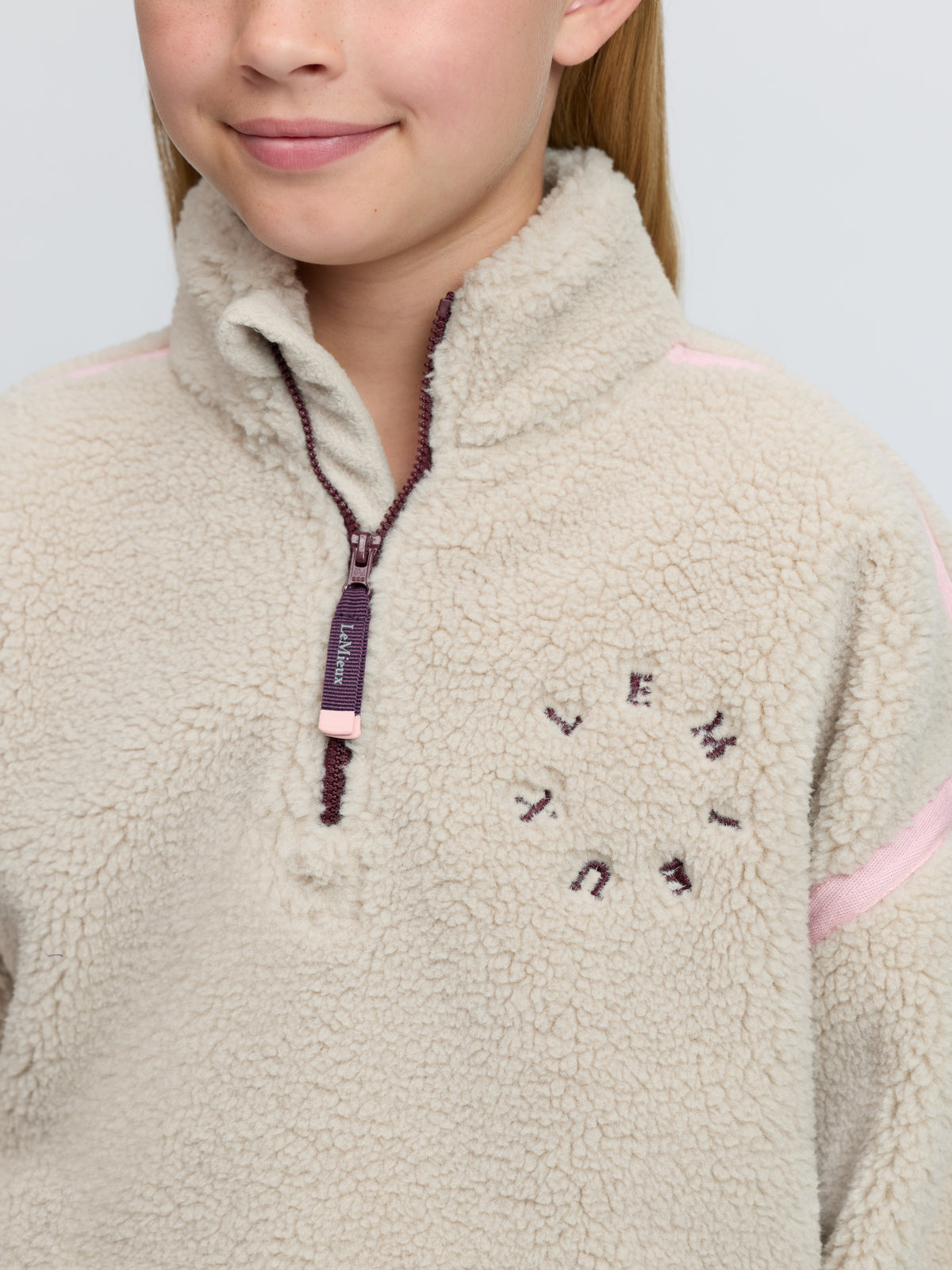 Le Mieux Young Rider Jody Teddy Fleece Stone