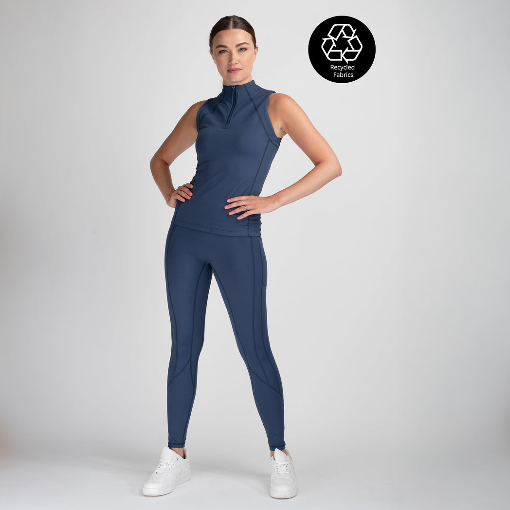 Mochara Technical Leggings Indigo Recycled
