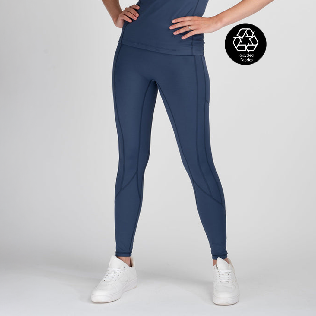 Mochara Technical Leggings Indigo Recycled