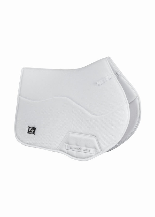 Woof Wear Elite Comfort Mesh Saddle Pad CC White Full