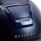 Champion Insight Peaked Helmet Oval Standard Peak Matt Navy / Gloss Navy