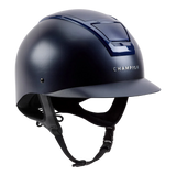Champion Insight Peaked Helmet Oval Standard Peak Matt Navy / Gloss Navy