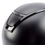 Champion Insight Peaked Helmet Oval Standard Peak Matt Black / Gloss Black