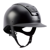Champion Insight Peaked Helmet Oval Standard Peak Matt Black / Gloss Black