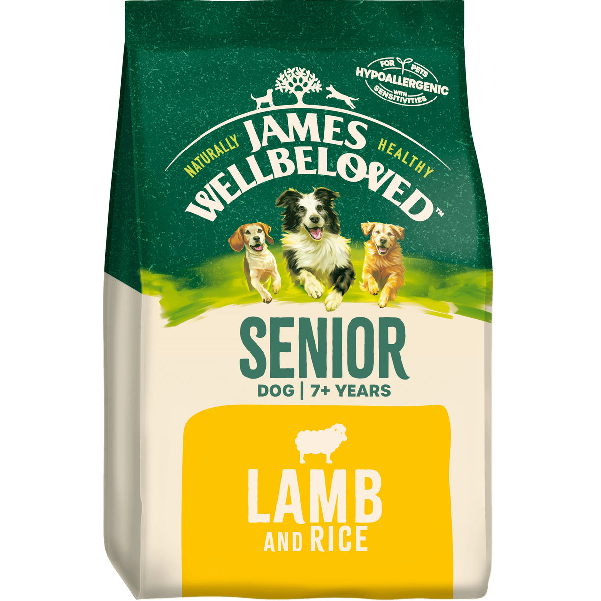 James Wellbeloved Dog - Senior Lamb & Rice 2kg