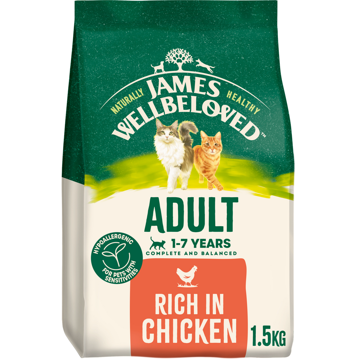 James Wellbeloved Cat - Adult Chicken 1.5kg