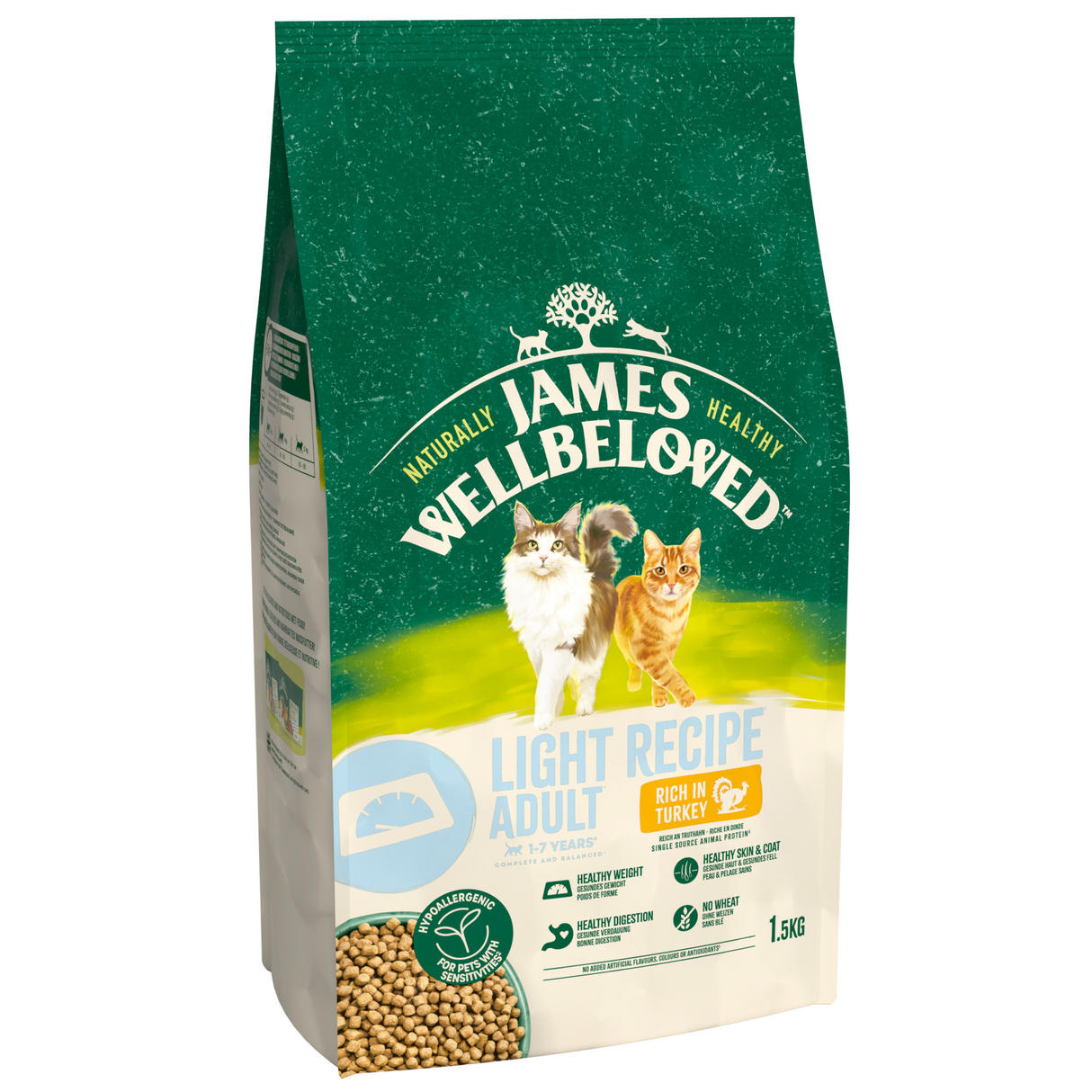 James Wellbeloved Cat - Adult Light Turkey 1.5kg