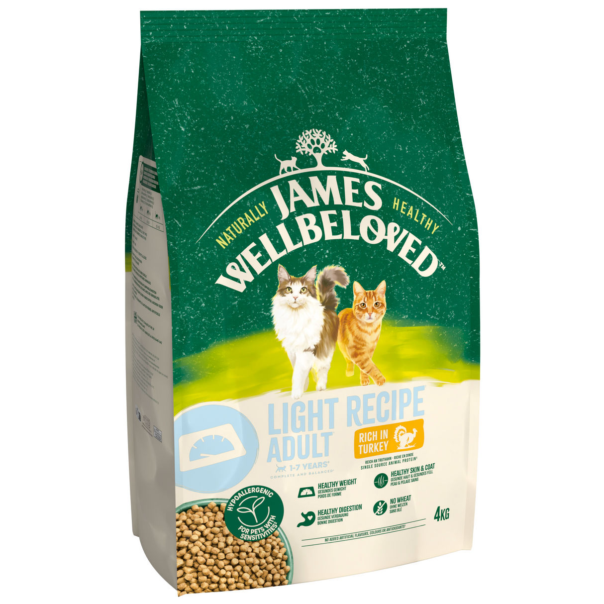 James Wellbeloved Cat - Adult Light Turkey 4kg
