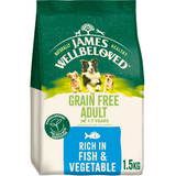 James Wellbeloved Dog - Adult Grain Free Fish & Veg 1.5kg