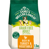 James Wellbeloved Dog - Adult Grain Free Turkey & Veg 1.5kg
