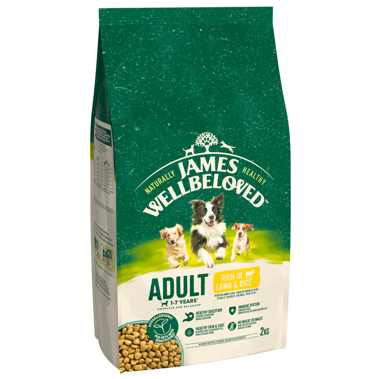 James Wellbeloved Dog - Adult Lamb & Rice 2kg