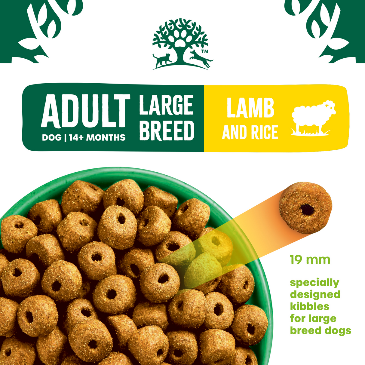 James Wellbeloved Dog - Adult Large Breed Lamb & Rice 15kg
