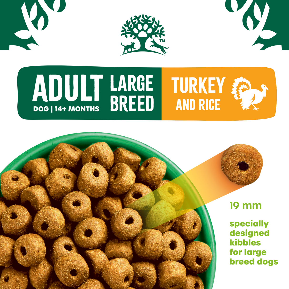 James Wellbeloved Dog - Adult Large Breed Turkey & Rice 15kg