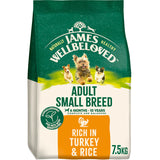 James Wellbeloved Dog - Adult Small Breed Turkey & Rice 7.5kg