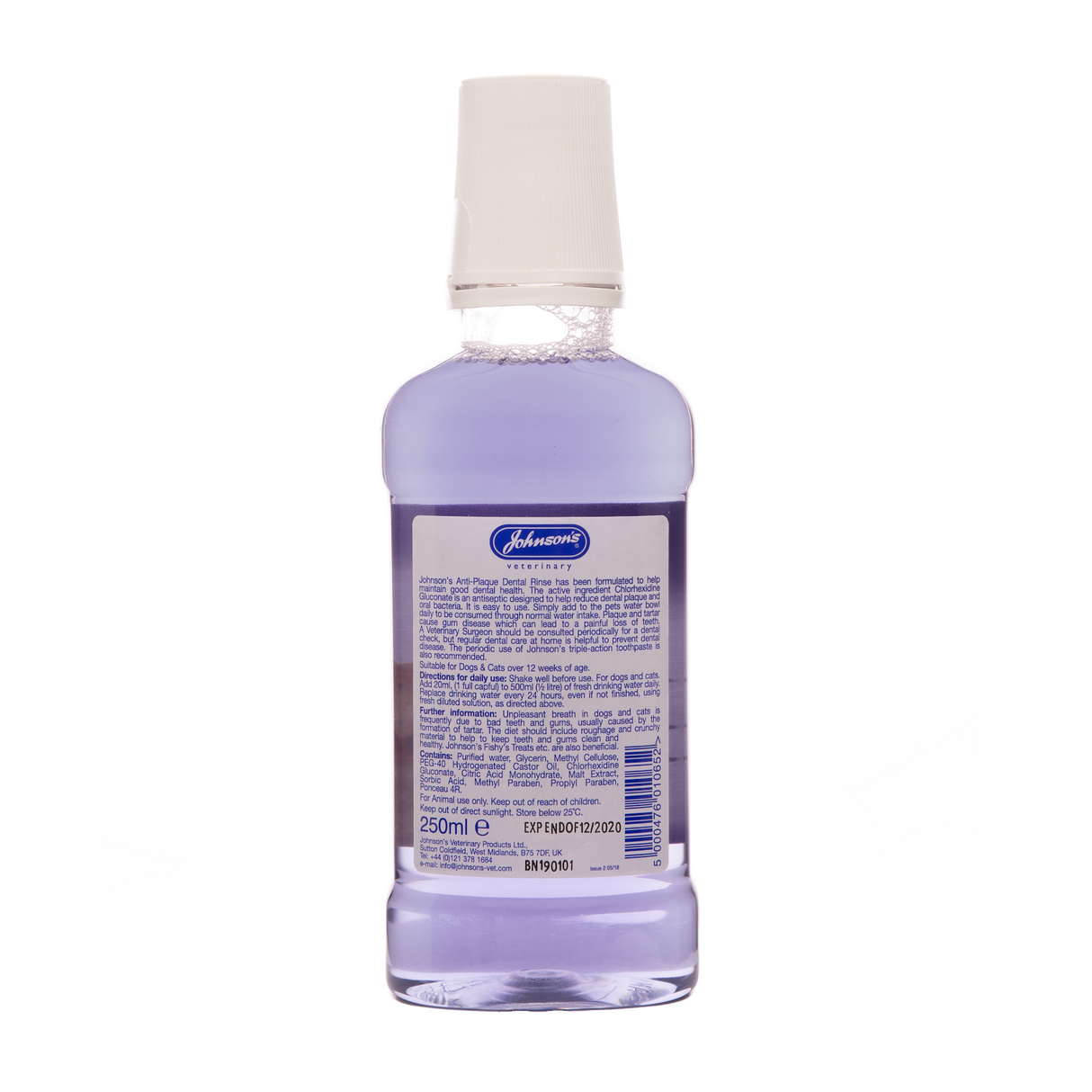 Johnsons Anti Plaque Dental Rinse 250ml
