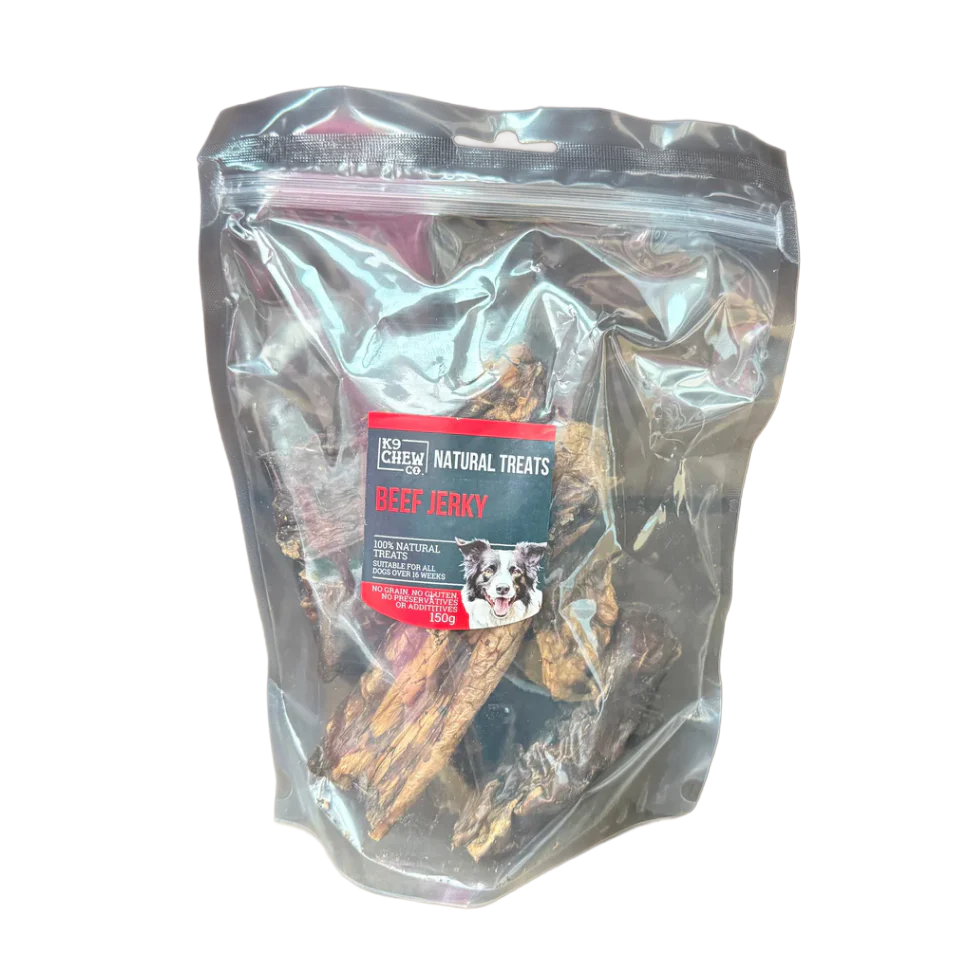 K9 Chew Co Beef Jerky 150g