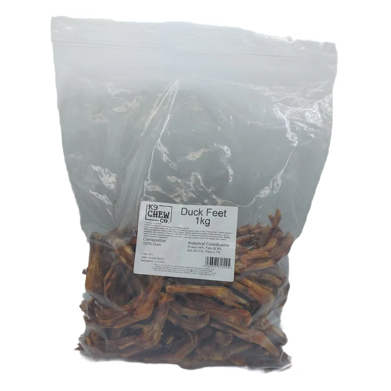 K9 Chew Co Duck Feet 1kg
