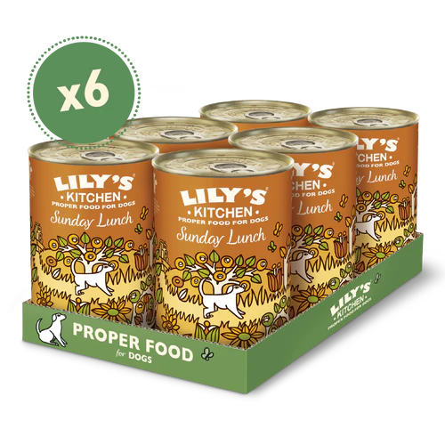 Lily's Kitchen Dog Tin Sunday Lunch 6x400g