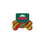 KONG Christmas Holiday Airdog Squeaker Bone Small