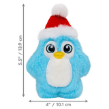 KONG Christmas Holiday Snuzzles Mini Santa Penguin XS